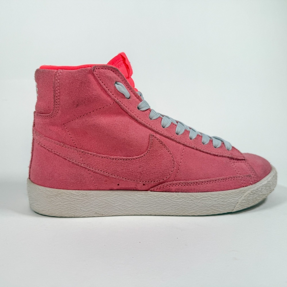 Nike Blazer Mid Suede Pink Womens 7.5 Youth 6Y High Top Sneakers